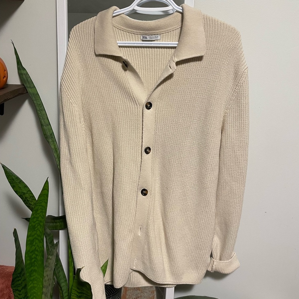 Zara Button Up Cardigan, size 42
